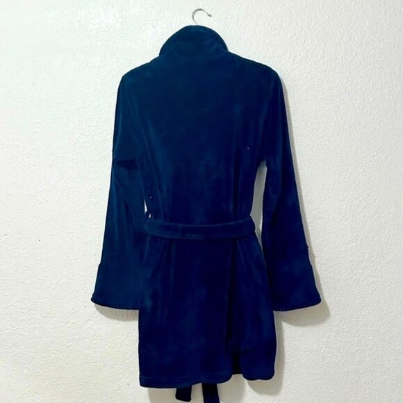 Polo Ralph Lauren plushy robe blue size medium - Picture 2 of 16